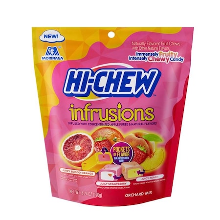 Hi-Chew Hi-Chew Infrusions Orchard Mix Blood Orange/Peach/Strawberry Candy 4.24 oz 12250